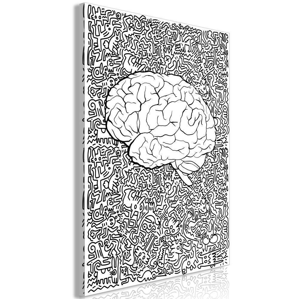 Canvas Print - Pure Mind (1 Part) Vertical-ArtfulPrivacy-Wall Art Collection