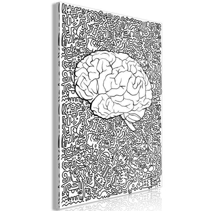 Canvas Print - Pure Mind (1 Part) Vertical-ArtfulPrivacy-Wall Art Collection