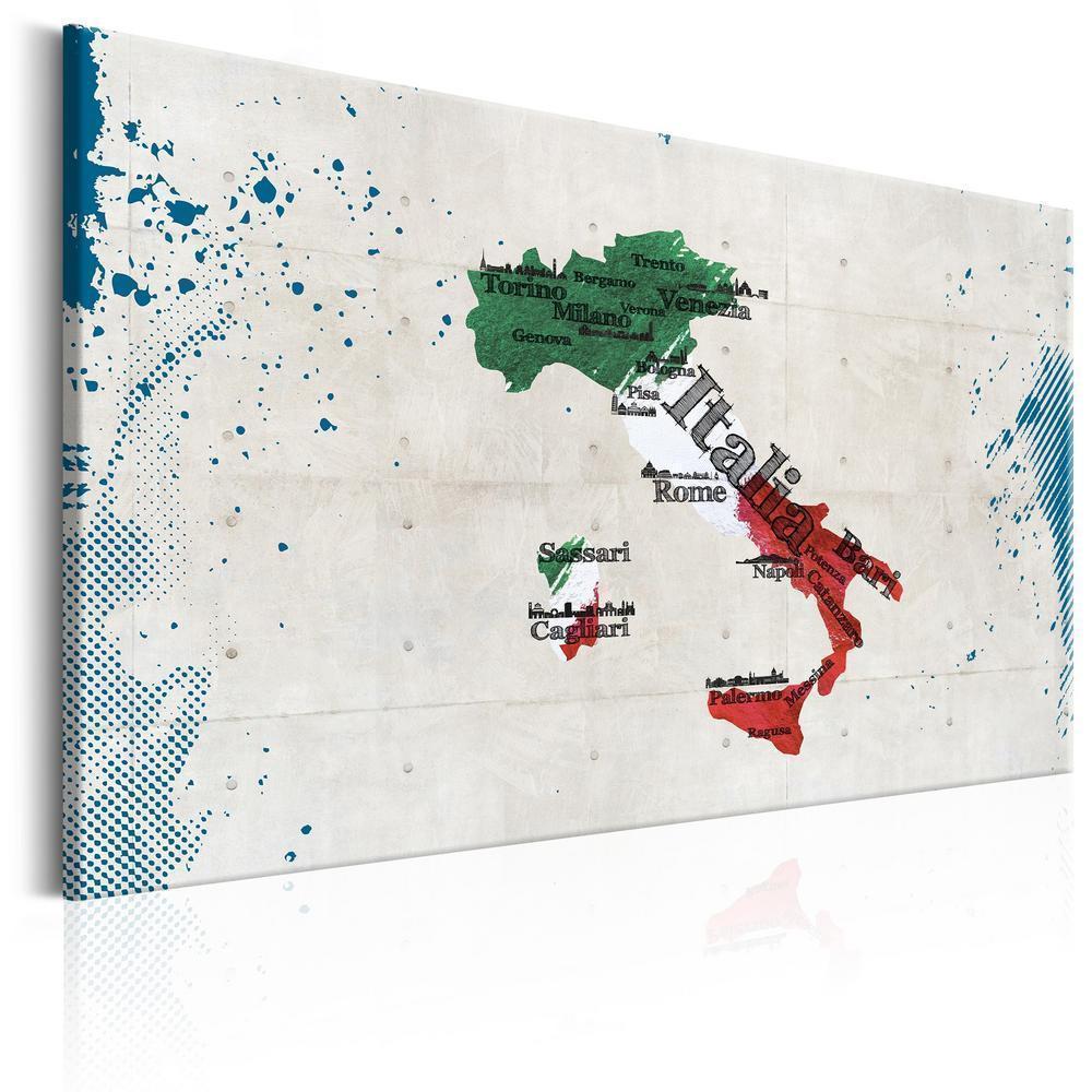 Cork board Canvas with design - Decorative Pinboard - Italy-ArtfulPrivacy