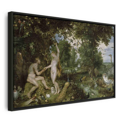 Canvas Print - The Garden of Eden with the Fall of Man (Peter Paul Rubens)