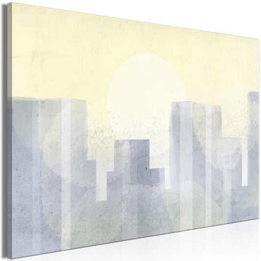 Canvas Print - Modern City (1 Part) Wide - Third Variant-ArtfulPrivacy-Wall Art Collection
