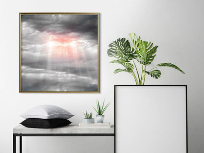 Framed Art - Sign from Heaven-artwork for wall with acrylic glass protection