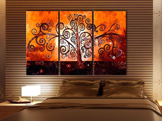 Canvas Print - Inspired by Gustav Klimt-ArtfulPrivacy-Wall Art Collection