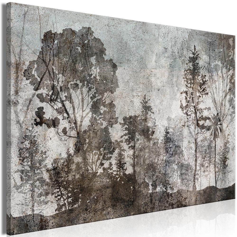 Canvas Print - Symbiosis With Nature (1 Part) Wide-ArtfulPrivacy-Wall Art Collection