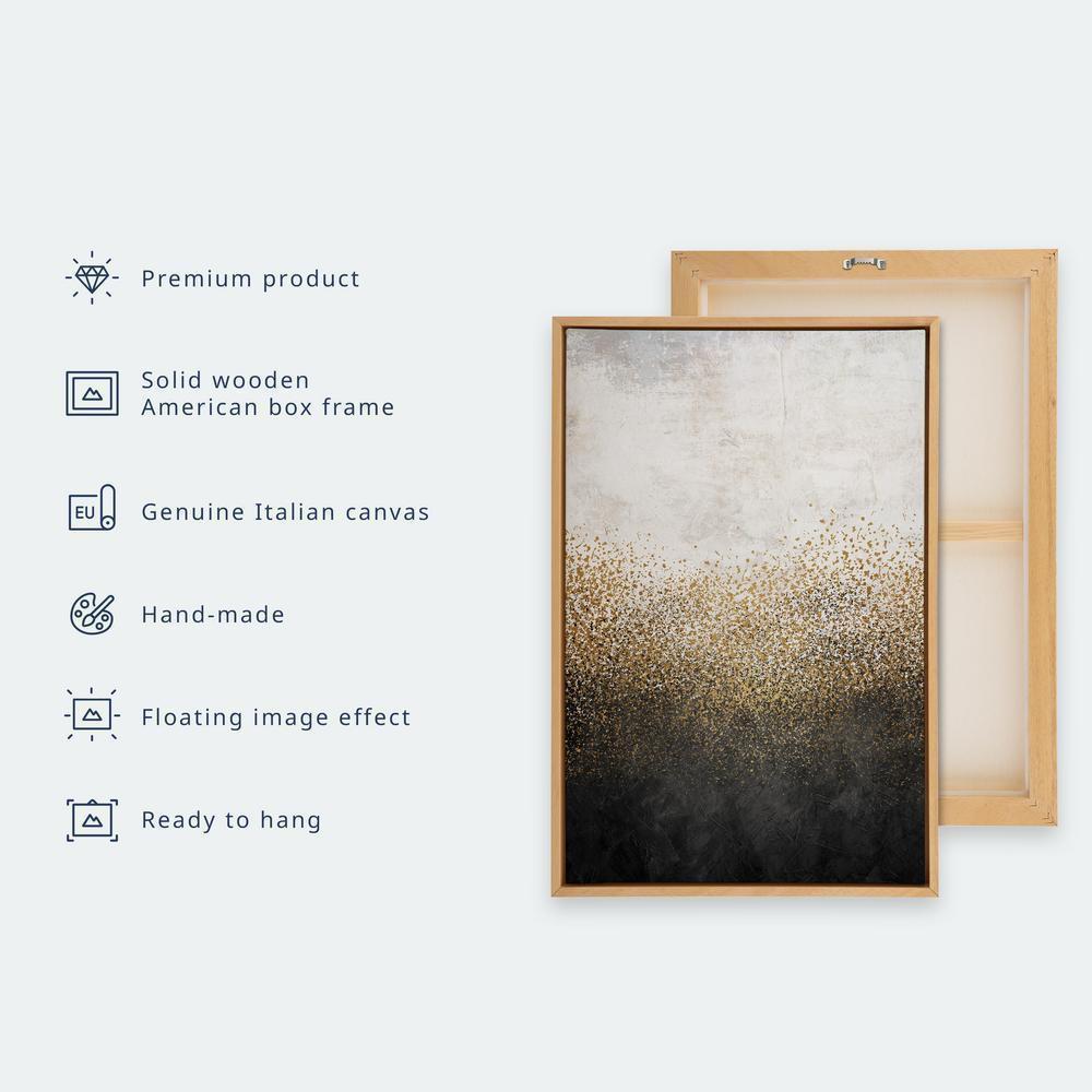 Canvas Print - Astral Calm: Stars Scattered Over Delicate Clouds