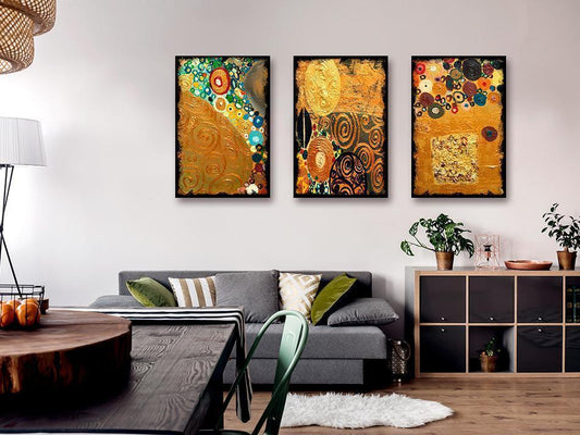 Canvas Print - Golden Imagination-ArtfulPrivacy-Wall Art Collection