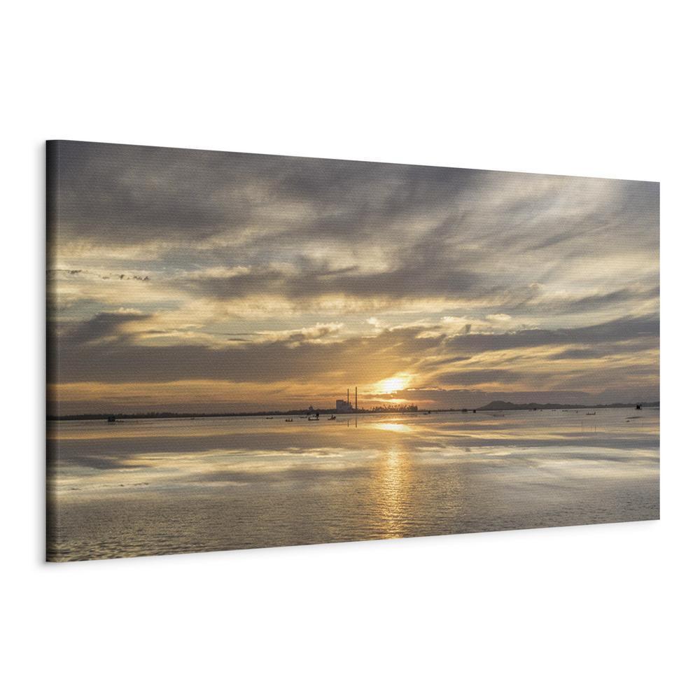 Canvas Print - Cloudy Evening (1 Part) Narrow-ArtfulPrivacy-Wall Art Collection