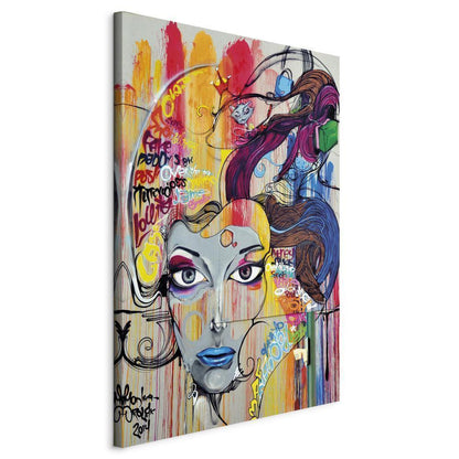 Canvas Print - Colourful Thoughts-ArtfulPrivacy-Wall Art Collection