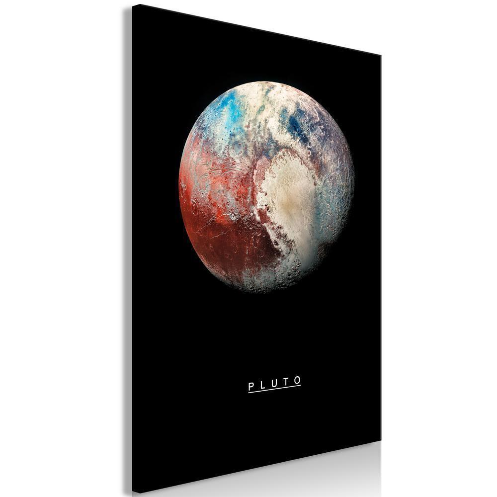 Canvas Print - Pluto (1 Part) Vertical-ArtfulPrivacy-Wall Art Collection