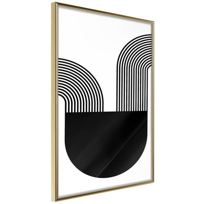 Abstract Poster Frame - Flow-artwork for wall with acrylic glass protection