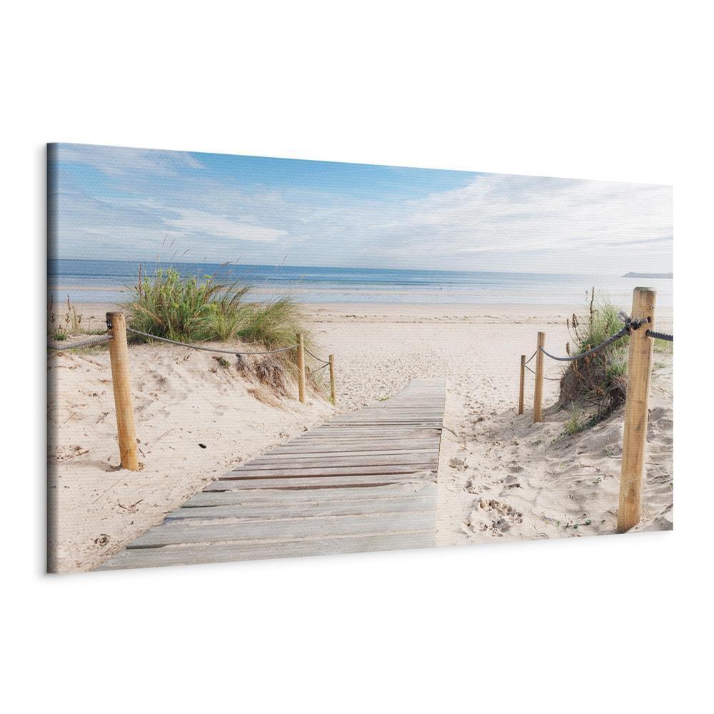 Canvas Print - Charming Beach-ArtfulPrivacy-Wall Art Collection