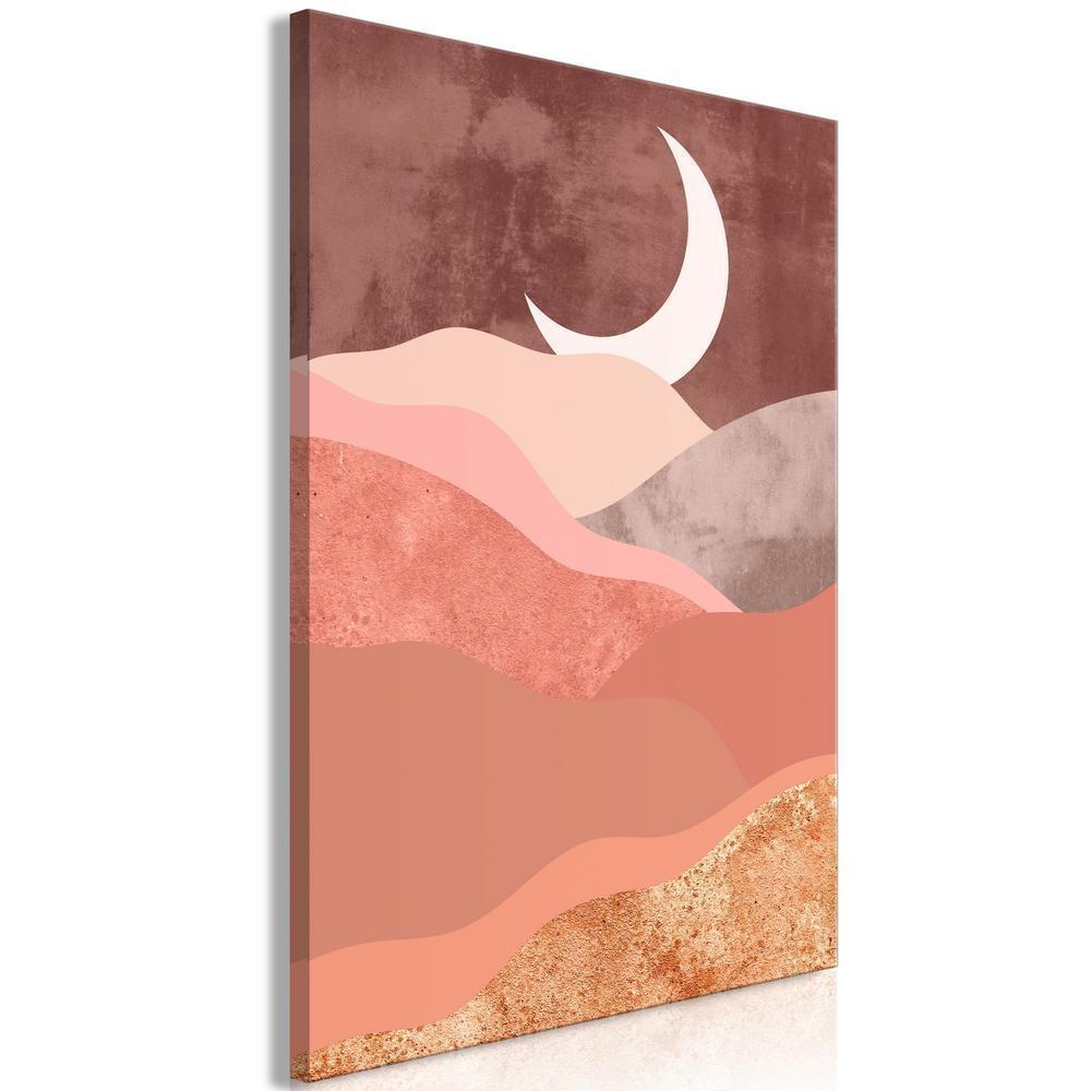 Canvas Print - Terracotta Landscape (1 Part) Vertical-ArtfulPrivacy-Wall Art Collection