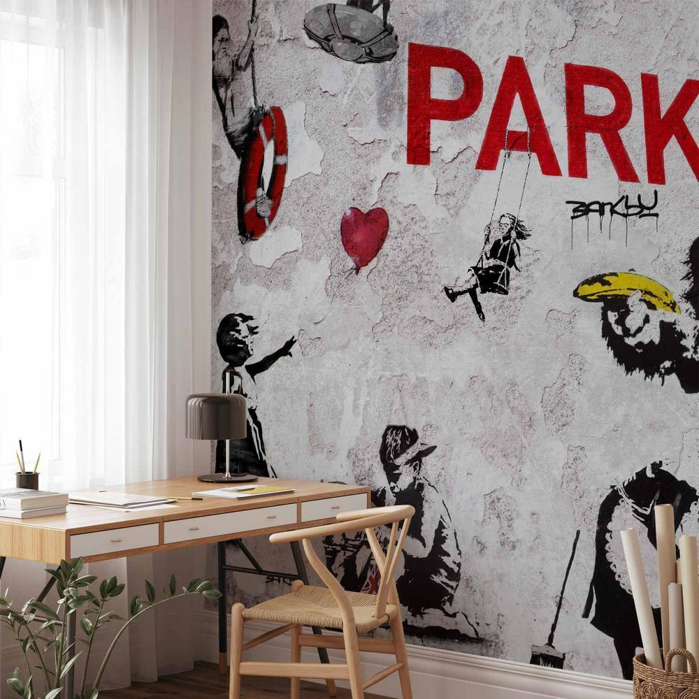 Papier peint - [Banksy] Diversité des graffitis