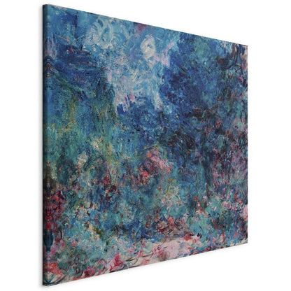 Canvas Print - La maison de l'artiste vue du jardin aux roses (Claude Monet)