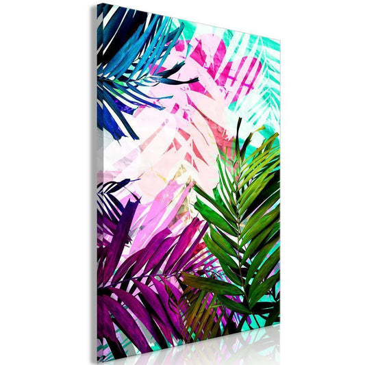 Canvas Print - Colourful Rustle (1 Part) Vertical