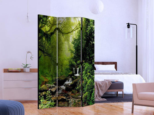 Decorative partition-Room Divider - The Fairytale Forest-Folding Screen Wall Panel by ArtfulPrivacy