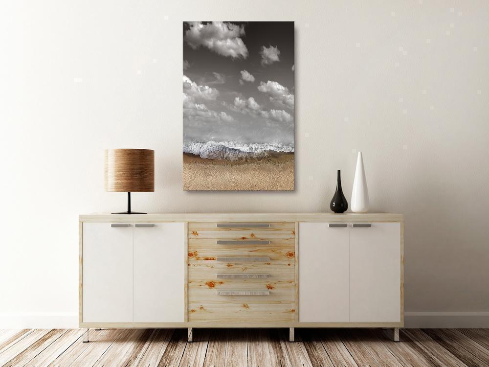 Canvas Print - Sky Wave (1 Part) Vertical-ArtfulPrivacy-Wall Art Collection