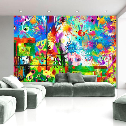 Wall Mural - Colorful fantasies-Wall Murals-ArtfulPrivacy