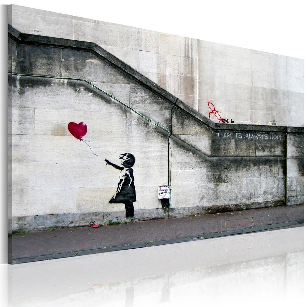 Canvas Print - There is always hope (Banksy)-ArtfulPrivacy-Wall Art Collection