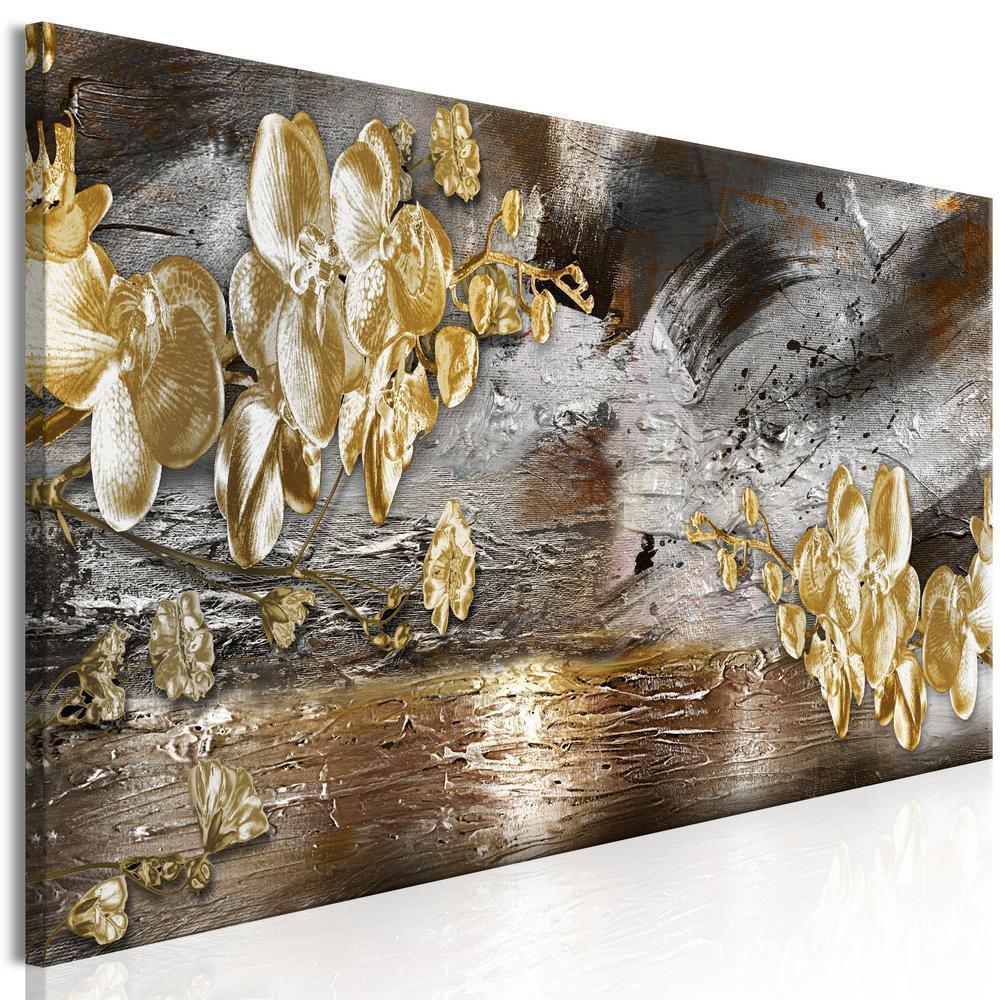 Canvas Print - Golden Garden (1 Part) Narrow-ArtfulPrivacy-Wall Art Collection