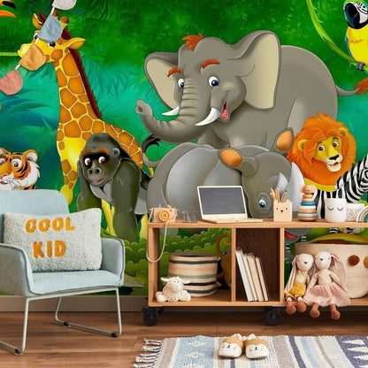 Wall Mural - Colourful Safari