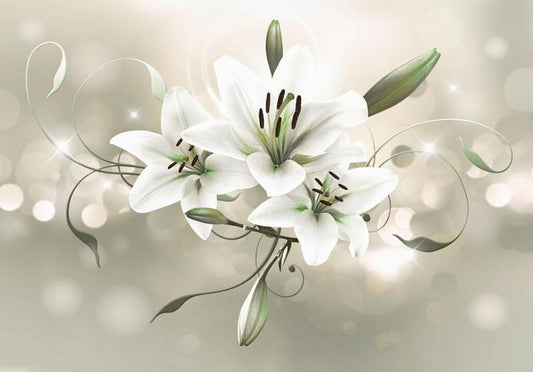 Wall Mural - Lily - Flower of Masters-Wall Murals-ArtfulPrivacy