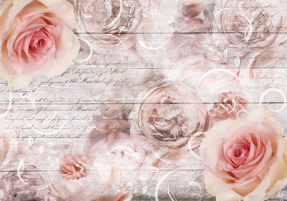 Wall Mural - Rose Work-Wall Murals-ArtfulPrivacy