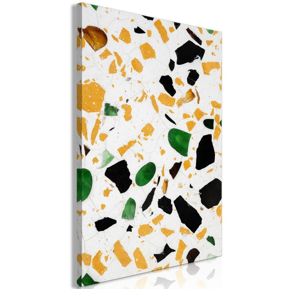 Canvas Print - Terrazzo (1 Part) Vertical-ArtfulPrivacy-Wall Art Collection