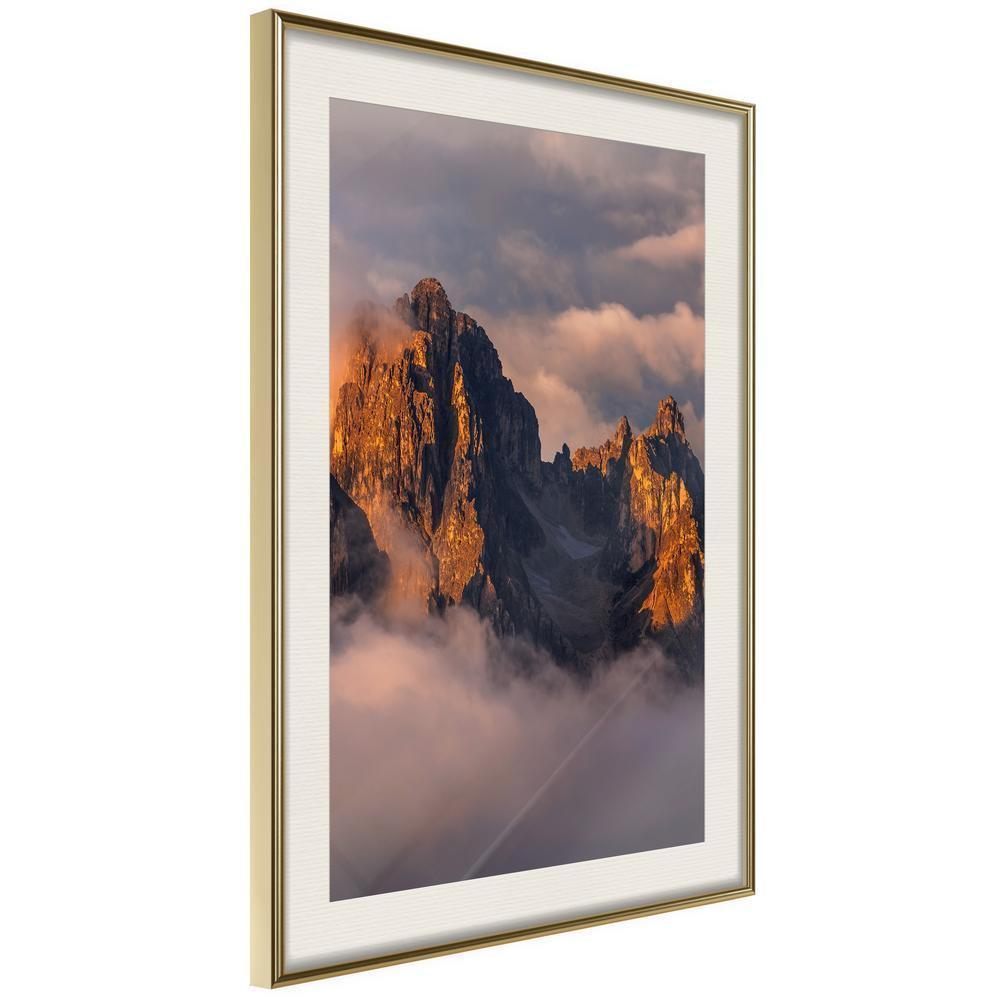 Framed Art - To Reach the Clouds-artwork for wall with acrylic glass protection