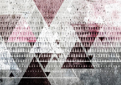 Wall Mural - Triangles-Wall Murals-ArtfulPrivacy