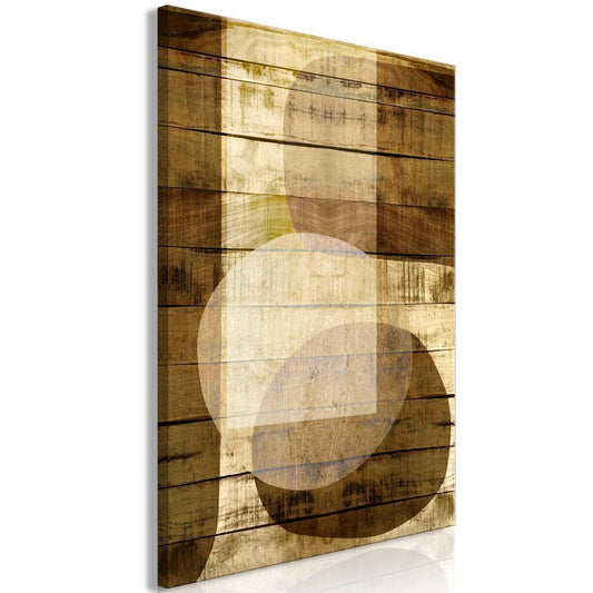 Canvas Print - Golden Chocolate (1 Part) Vertical-ArtfulPrivacy-Wall Art Collection