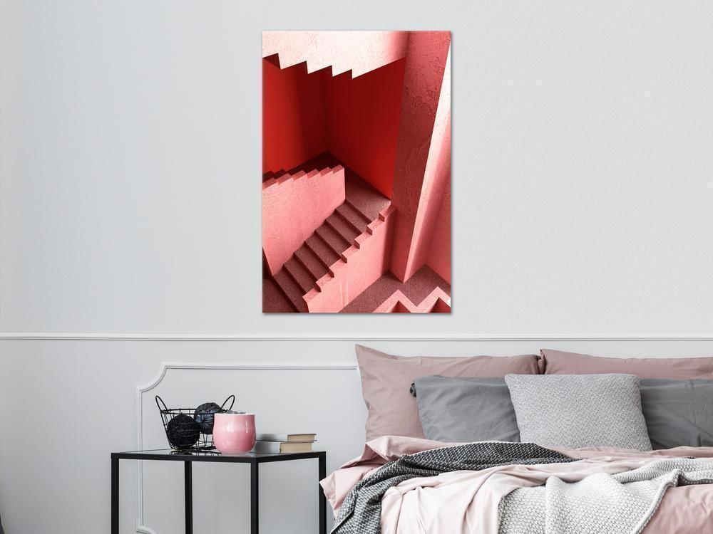 Canvas Print - Stairs to Nowhere (1 Part) Vertical-ArtfulPrivacy-Wall Art Collection