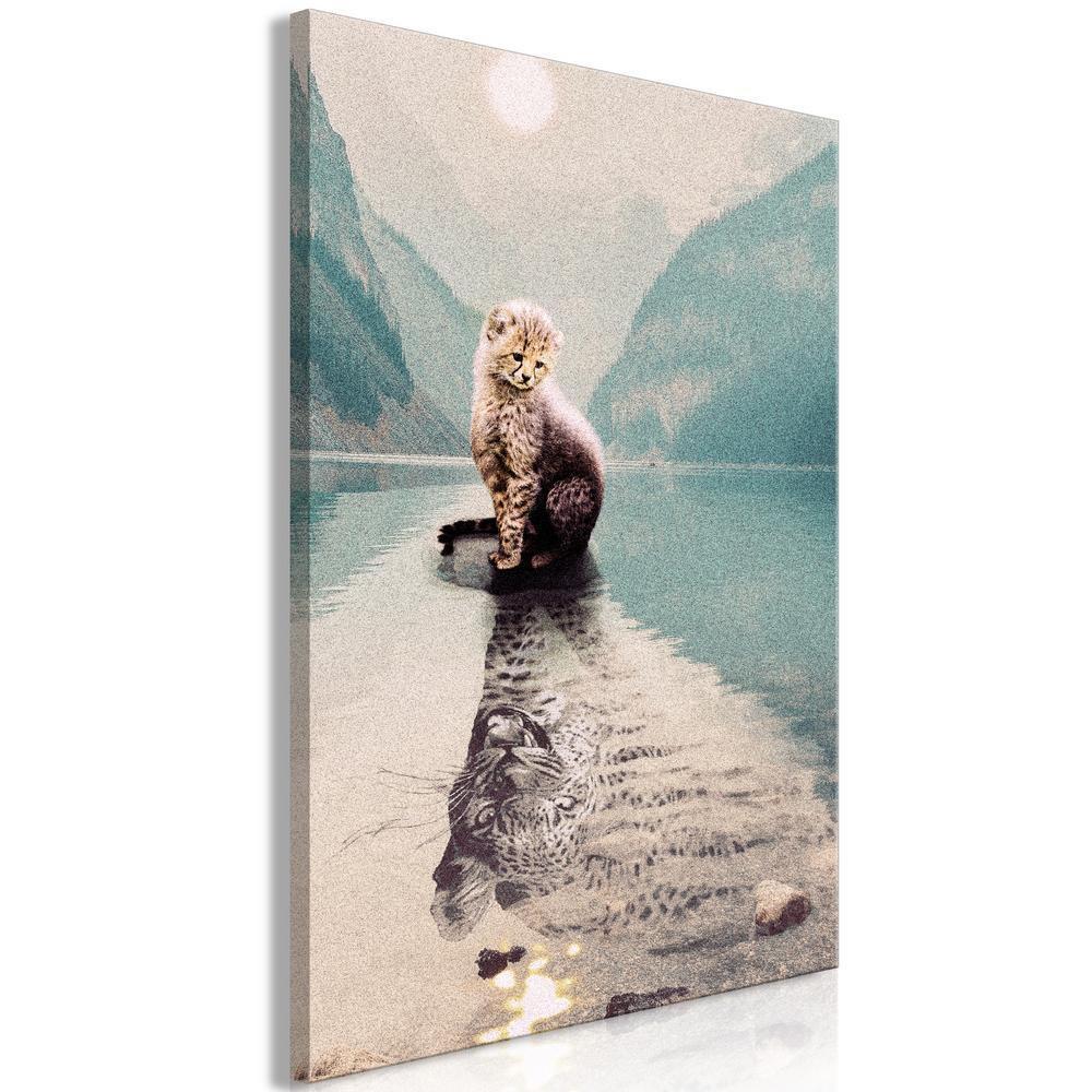 Canvas Print - Longing (1 Part) Vertical-ArtfulPrivacy-Wall Art Collection