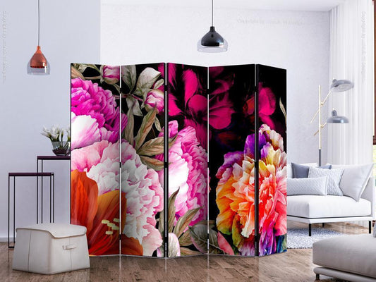 Decorative partition-Room Divider - Lush Summer II-Folding Screen Wall Panel by ArtfulPrivacy
