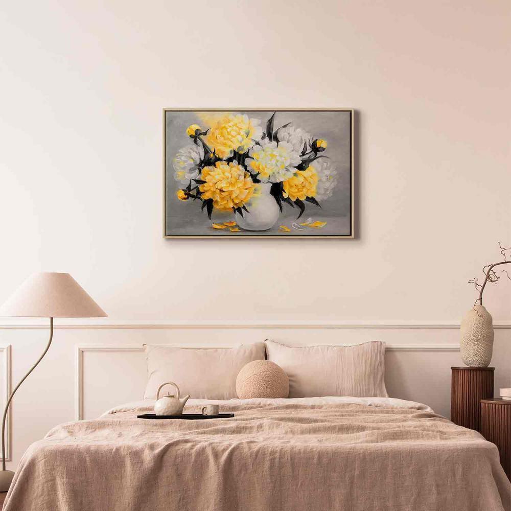 Canvas Print - Fragrant Colours (1 Part) Wide Yellow