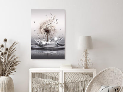 Canvas Print - Wind Drops (1 Part) Vertical-ArtfulPrivacy-Wall Art Collection