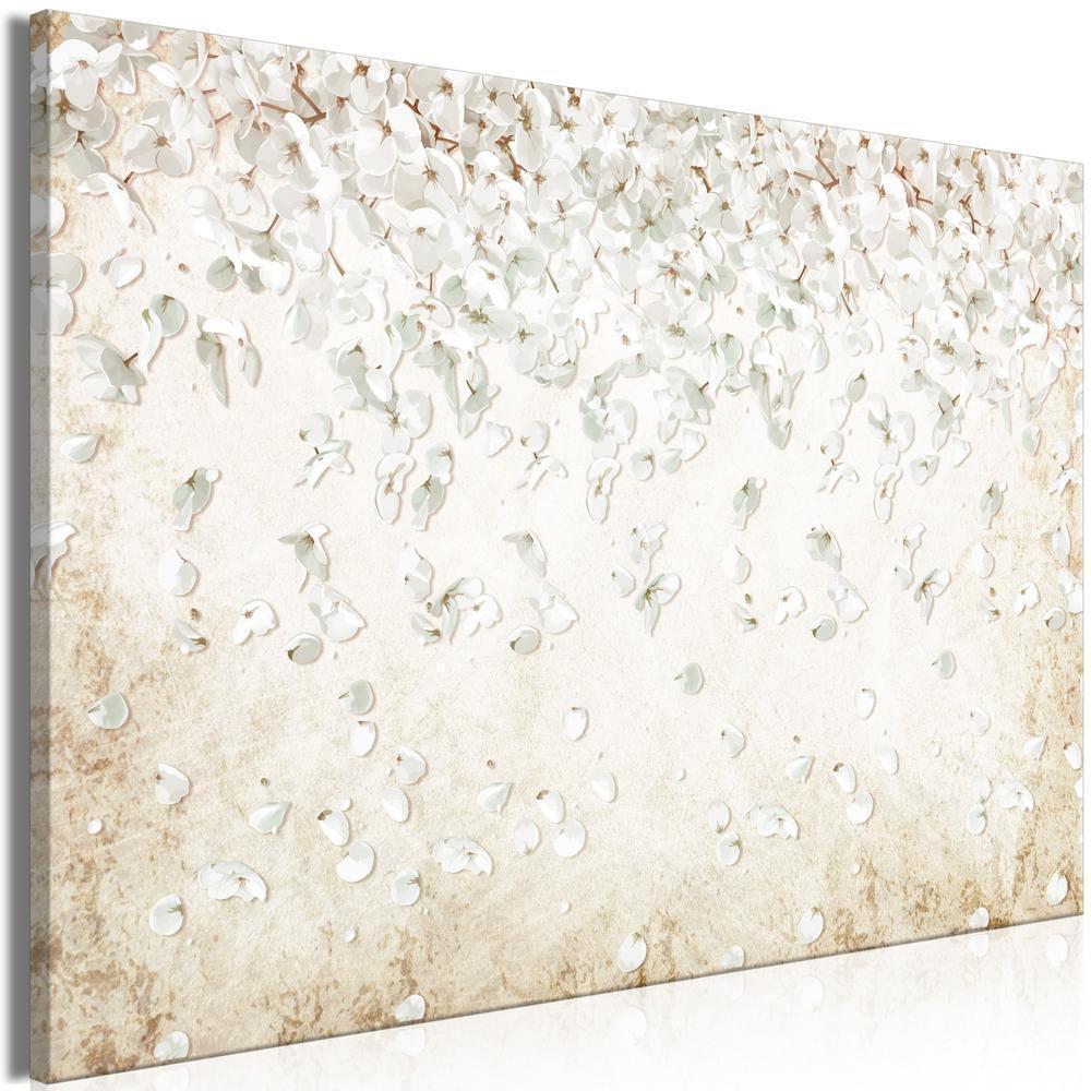 Canvas Print - Falling Flowers (1 Part) Wide