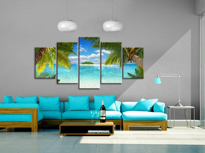 Canvas Print - Paradise island-ArtfulPrivacy-Wall Art Collection