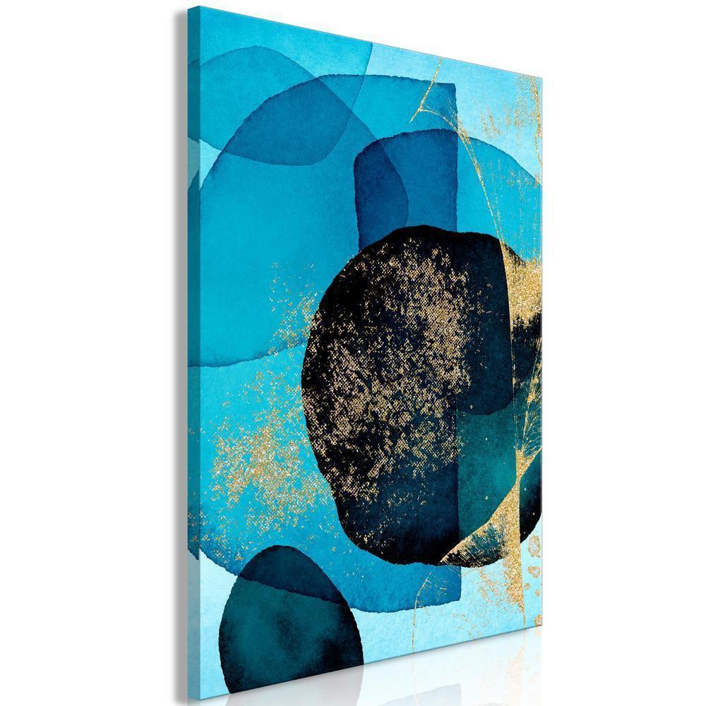 Canvas Print - Ocean Kaleidoscope (1 Part) Vertical-ArtfulPrivacy-Wall Art Collection