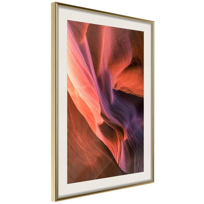 Framed Art - Shades of Purple II-artwork for wall with acrylic glass protection
