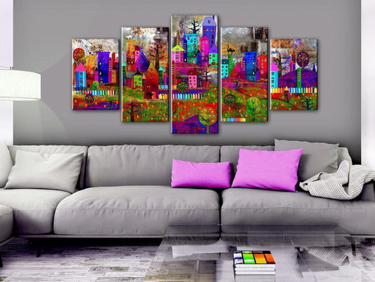 Canvas Print - The City of Expression-ArtfulPrivacy-Wall Art Collection