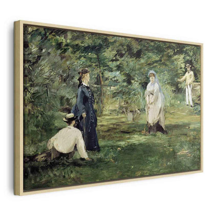 Canvas Print - La Partie de croquet à Paris (Edouard Manet)