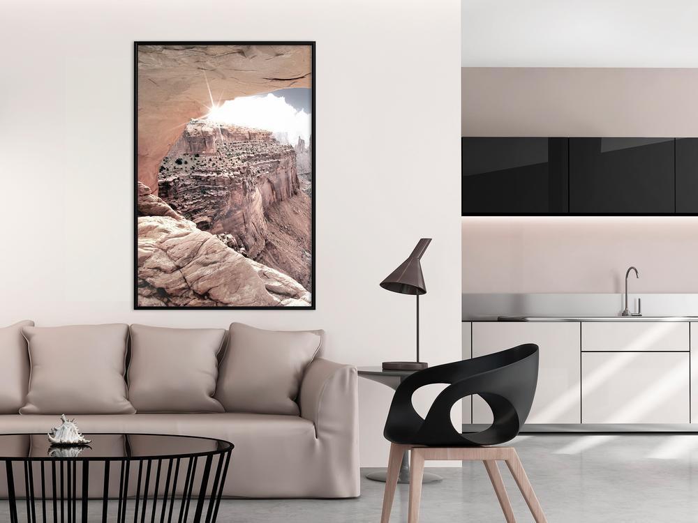 Framed Art - Beauty of the Canyon-artwork for wall with acrylic glass protection