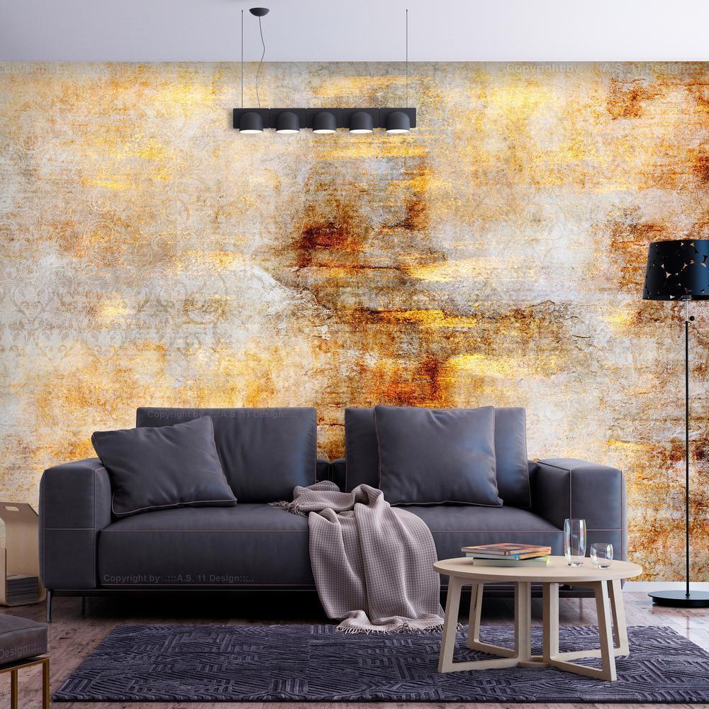 Wall Mural - Golden Expression-Wall Murals-ArtfulPrivacy