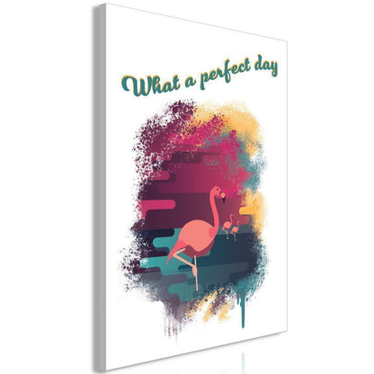 Canvas Print - What a Perfect Day (1 Part) Vertical-ArtfulPrivacy-Wall Art Collection