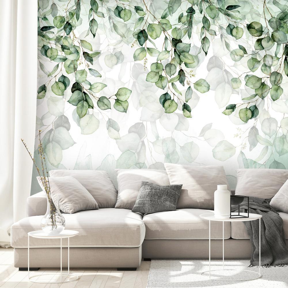 Wall Mural - Leaves Lightness-Wall Murals-ArtfulPrivacy