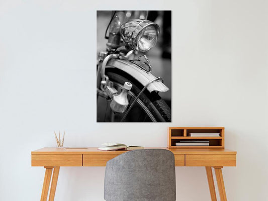Canvas Print - Bicycle Details (1 Part) Vertical-ArtfulPrivacy-Wall Art Collection