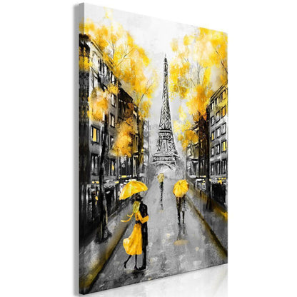 Canvas Print - Autumn in Paris (1 Part) Vertical-ArtfulPrivacy-Wall Art Collection