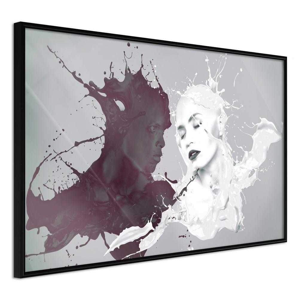 Wall Decor Portrait - Well-Matched Couple-artwork for wall with acrylic glass protection