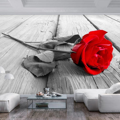 Wall Mural - Abandoned Rose-Wall Murals-ArtfulPrivacy